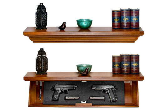 Custom Made Hidden Gun Tactical Shelf or Flag EMAIL To Place
